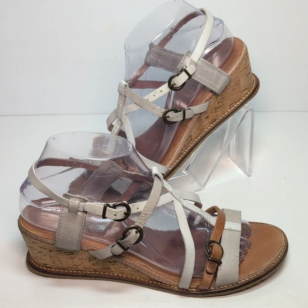 Kinkers submarine Wedge strappy sandals womans size 7.5-8.  EU 38